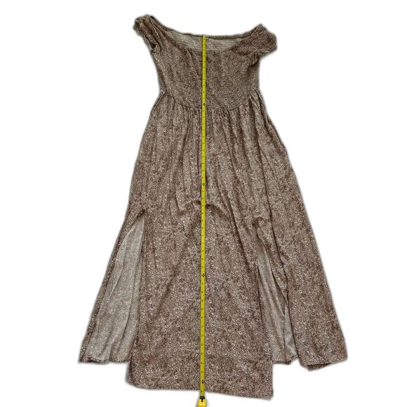 Floerns Women's Boho Floral Print Off Shoulder Split Long A Line Dress Size 3XL - Picture 2 of 14